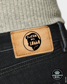 Etiqueta De Cuero Genuino Para Jeans