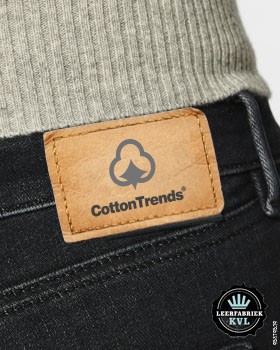 Etiqueta De Cuero Genuino Para Jeans