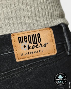 Etiqueta De Cuero Genuino Para Jeans